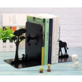 Creative desktop bookcase study office gift iron bookends